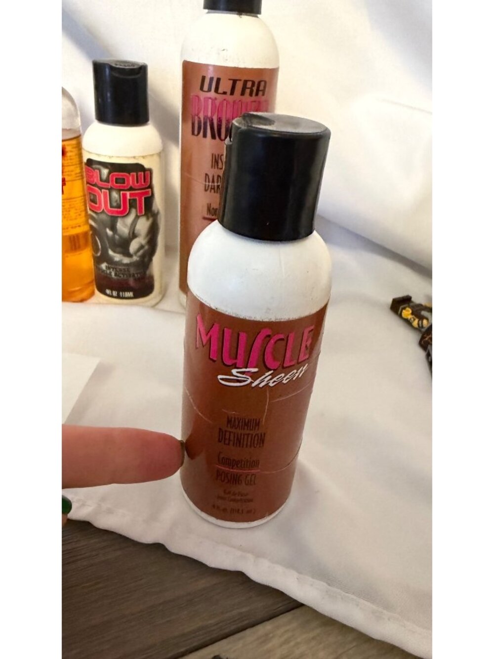 Vintage Pro Tan Ultra Bronze Blow Out & Muscle Sheen Tanner Lot Pre-Owned Mixed - Picture 7 of 10